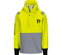 4504654.png Regatta Fisherman Anorak - front view, yellow and grey